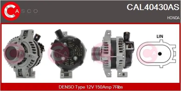 Generator 12 V CASCO CAL40430AS