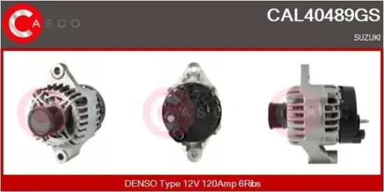 Generator 12 V CASCO CAL40489GS Bild Generator 12 V CASCO CAL40489GS