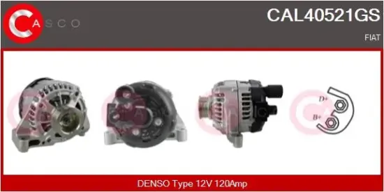 Generator 12 V CASCO CAL40521GS Bild Generator 12 V CASCO CAL40521GS
