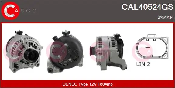 Generator 12 V CASCO CAL40524GS