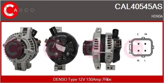 Generator 12 V CASCO CAL40545AS