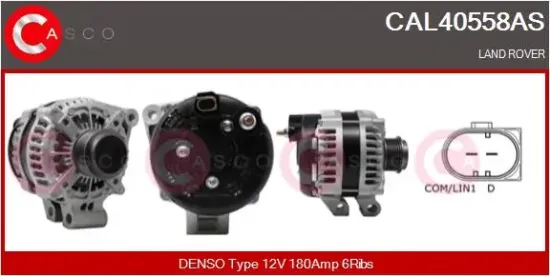 Generator 12 V CASCO CAL40558AS Bild Generator 12 V CASCO CAL40558AS