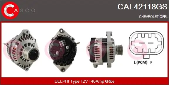Generator 12 V CASCO CAL42118GS