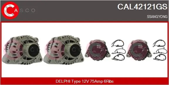 Generator 12 V CASCO CAL42121GS