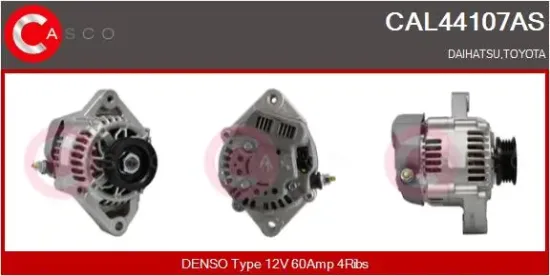 Generator 12 V CASCO CAL44107AS Bild Generator 12 V CASCO CAL44107AS