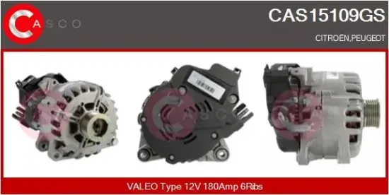 Startergenerator 12 V CASCO CAS15109GS Bild Startergenerator 12 V CASCO CAS15109GS