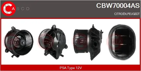 Innenraumgebläse 12 V CASCO CBW70004AS