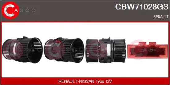 Innenraumgebläse 12 V CASCO CBW71028GS Bild Innenraumgebläse 12 V CASCO CBW71028GS