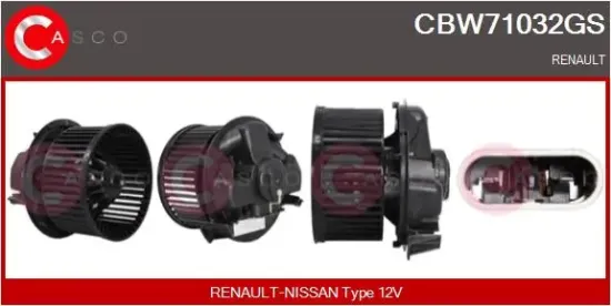 Innenraumgebläse 12 V CASCO CBW71032GS Bild Innenraumgebläse 12 V CASCO CBW71032GS
