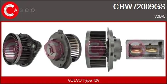 Innenraumgebläse 12 V CASCO CBW72009GS