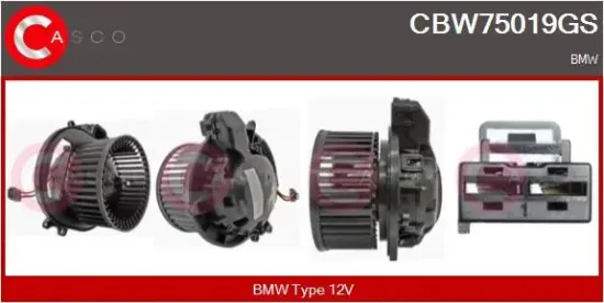 Innenraumgebläse 12 V CASCO CBW75019GS Bild Innenraumgebläse 12 V CASCO CBW75019GS