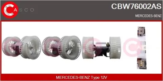Innenraumgebläse 12 V CASCO CBW76002AS Bild Innenraumgebläse 12 V CASCO CBW76002AS