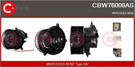 Innenraumgebläse 12 V CASCO CBW76006AS Bild Innenraumgebläse 12 V CASCO CBW76006AS