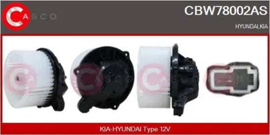 Innenraumgebläse 12 V CASCO CBW78002AS Bild Innenraumgebläse 12 V CASCO CBW78002AS