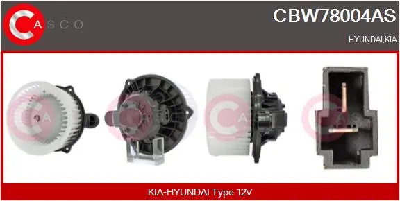 Innenraumgebläse 12 V CASCO CBW78004AS