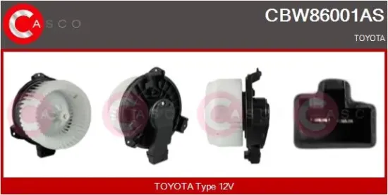 Innenraumgebläse 12 V CASCO CBW86001AS Bild Innenraumgebläse 12 V CASCO CBW86001AS