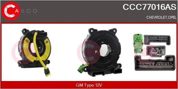 Wickelfeder, Airbag 12 V CASCO CCC77016AS