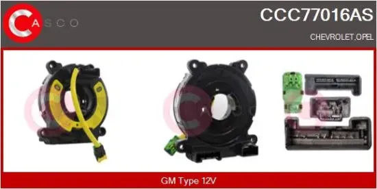 Wickelfeder, Airbag 12 V CASCO CCC77016AS Bild Wickelfeder, Airbag 12 V CASCO CCC77016AS
