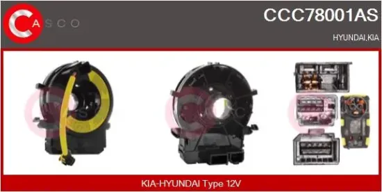 Wickelfeder, Airbag 12 V CASCO CCC78001AS Bild Wickelfeder, Airbag 12 V CASCO CCC78001AS