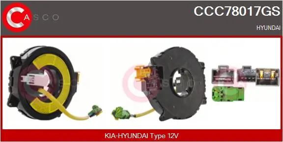 Wickelfeder, Airbag 12 V CASCO CCC78017GS