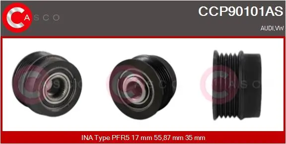 Riemenscheibe, Generator CASCO CCP90101AS