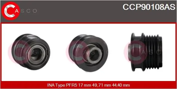 Riemenscheibe, Generator CASCO CCP90108AS