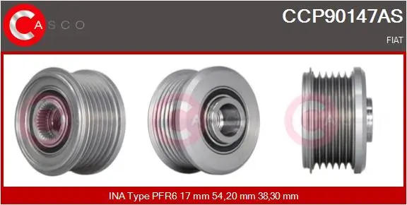 Riemenscheibe, Generator CASCO CCP90147AS