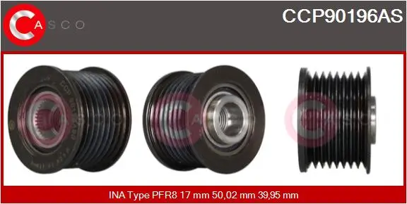 Riemenscheibe, Generator CASCO CCP90196AS