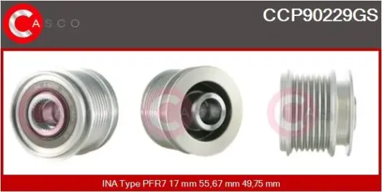 Riemenscheibe, Generator CASCO CCP90229GS Bild Riemenscheibe, Generator CASCO CCP90229GS