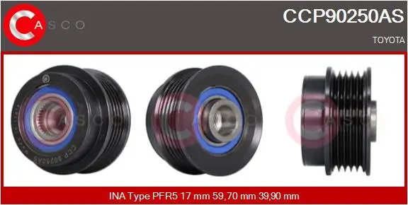 Riemenscheibe, Generator CASCO CCP90250AS