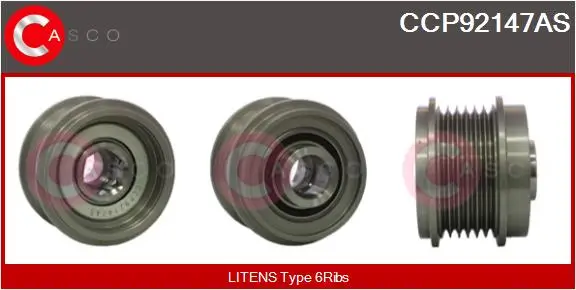 Riemenscheibe, Generator CASCO CCP92147AS