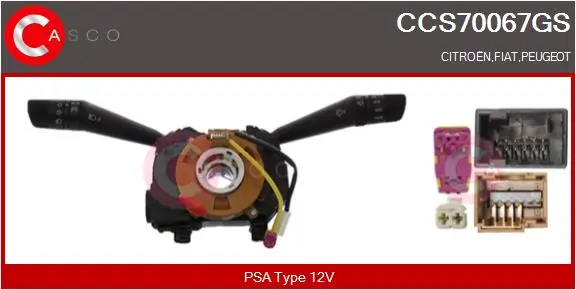 Lenkstockschalter 12 V CASCO CCS70067GS