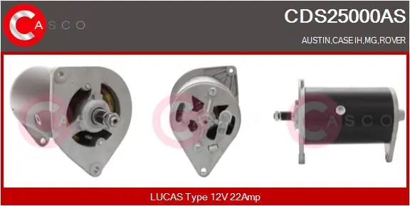 Startergenerator 12 V CASCO CDS25000AS