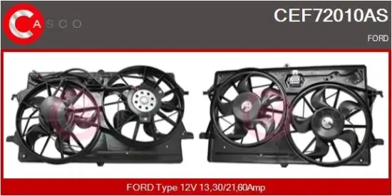 Elektromotor, Kühlerlüfter 12 V CASCO CEF72010AS Bild Elektromotor, Kühlerlüfter 12 V CASCO CEF72010AS