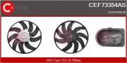 Lüfter, Motorkühlung 12 V CASCO CEF73354AS