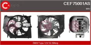 Elektromotor, Kühlerlüfter 12 V CASCO CEF75001AS