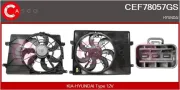 Elektromotor, Kühlerlüfter 12 V CASCO CEF78057GS
