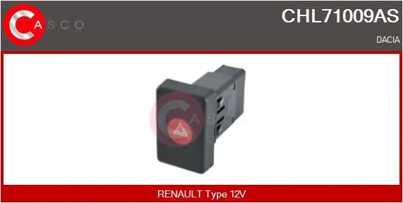 Warnblinkschalter 12 V CASCO CHL71009AS
