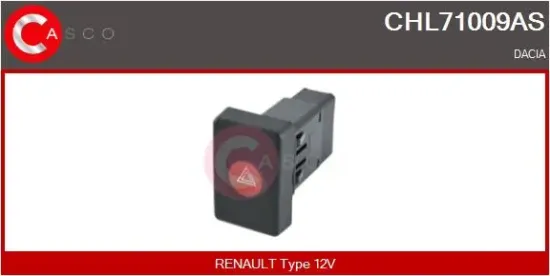 Warnblinkschalter 12 V CASCO CHL71009AS Bild Warnblinkschalter 12 V CASCO CHL71009AS