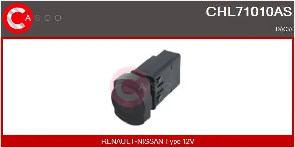 Warnblinkschalter 12 V CASCO CHL71010AS