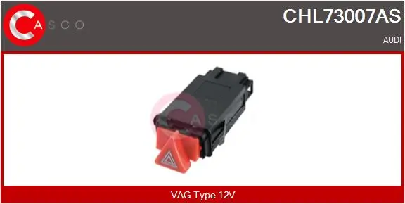 Warnblinkschalter 12 V CASCO CHL73007AS
