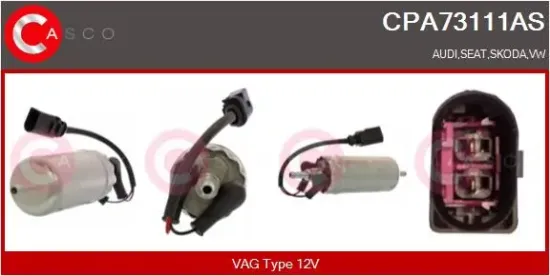 Kraftstoffpumpe 12 V CASCO CPA73111AS Bild Kraftstoffpumpe 12 V CASCO CPA73111AS