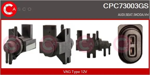 Druckwandler, Abgassteuerung 12 V CASCO CPC73003GS
