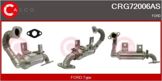 Kühler, Abgasrückführung CASCO CRG72006AS Bild Kühler, Abgasrückführung CASCO CRG72006AS