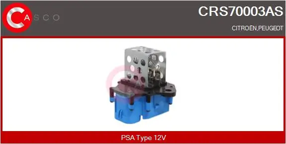 Vorwiderstand, Elektromotor (Kühlerlüfter) 12 V CASCO CRS70003AS
