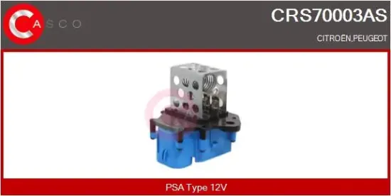 Vorwiderstand, Elektromotor (Kühlerlüfter) 12 V CASCO CRS70003AS Bild Vorwiderstand, Elektromotor (Kühlerlüfter) 12 V CASCO CRS70003AS