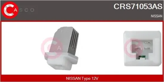 Widerstand, Innenraumgebläse 12 V CASCO CRS71053AS Bild Widerstand, Innenraumgebläse 12 V CASCO CRS71053AS