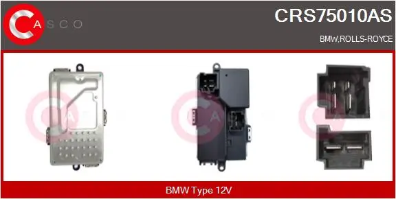 Widerstand, Innenraumgebläse 12 V CASCO CRS75010AS