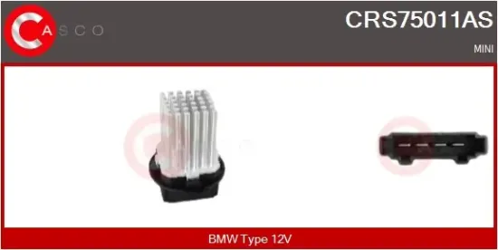 Widerstand, Innenraumgebläse 12 V CASCO CRS75011AS Bild Widerstand, Innenraumgebläse 12 V CASCO CRS75011AS