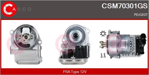 Elektromotor, Lenkgetriebe 12 V CASCO CSM70301GS